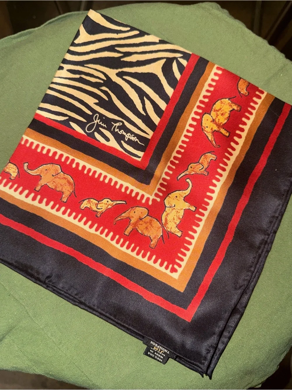 Jim Thompson zebra stripe